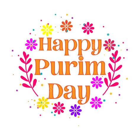 Happy Purim Vector Png Images Happy Purim Day Decoration Png Vector