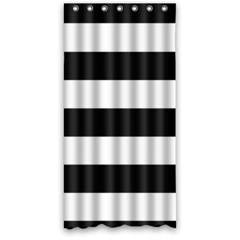 Hellodecor Classic Black And White Horizontal Stripes