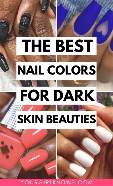 Summer Nails For Dark Skin Cobphotos