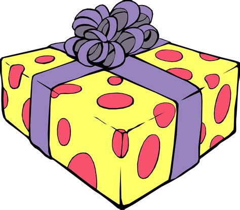 Happy Birthday Present Clipart Free Images Clipartix