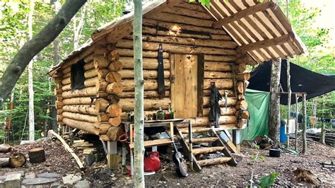 Tour Of Handmade Log Cabin Youtube