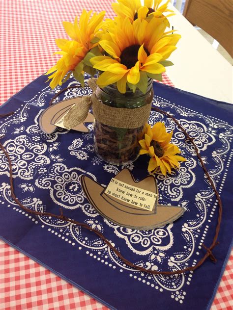 $3.99 / 1 per pack. Western center pieces | Cowboy theme party, Western theme ...