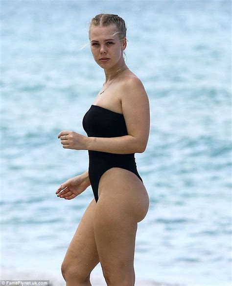 Swimsuit Designer Bianca Elouise Flaunts Her Derrière In Miami Daily