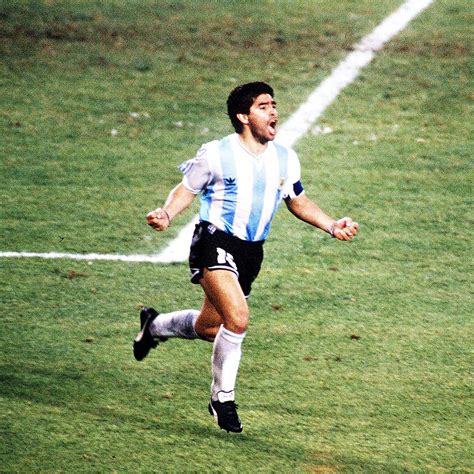 Diego Maradona In Naples During 1990 World Cup In Italy Espn Fc