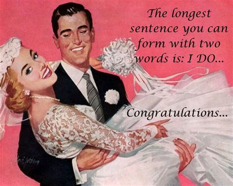 Funny Wedding Congratulations Card Humorous Hilarious