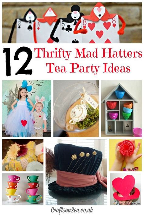 Thrifty Mad Hatters Tea Party Ideas Mad Hatter Tea Party Alice In