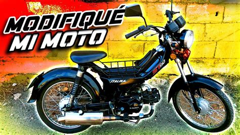 Moto Modificada St90 🏁 Tuning Moto Italika 👍 Modified Bike