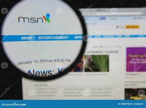 Msn Editorial Stock Image Image Of Multinational Network 38837029