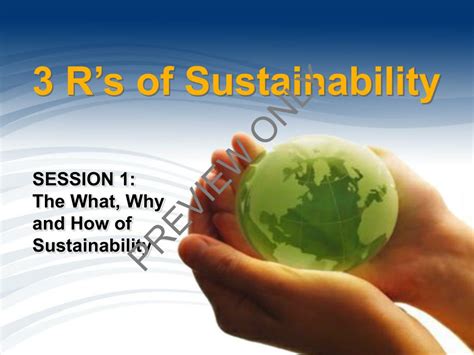 Ppt 3 Rs Of Sustainability Powerpoint Presentation Free Download