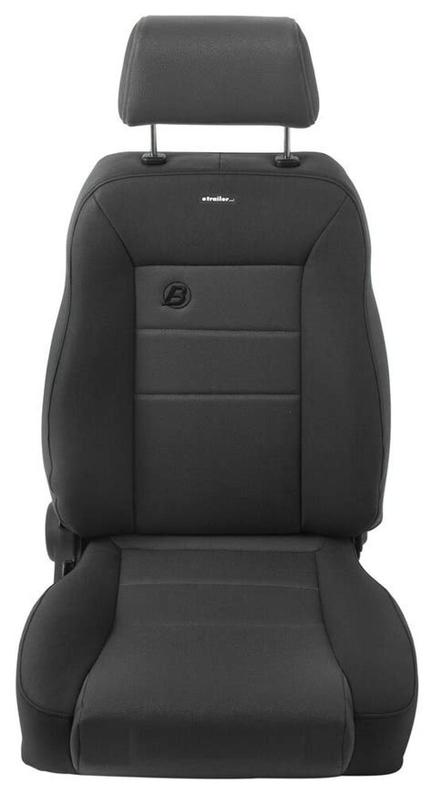 Bestop Trailmax Ii Pro Fabric Front Passenger Seat Black Denim