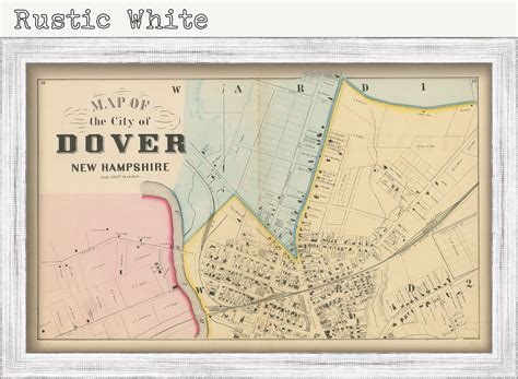 City Of Dover New Hampshire 1871 Map Replica Or Genuine Original