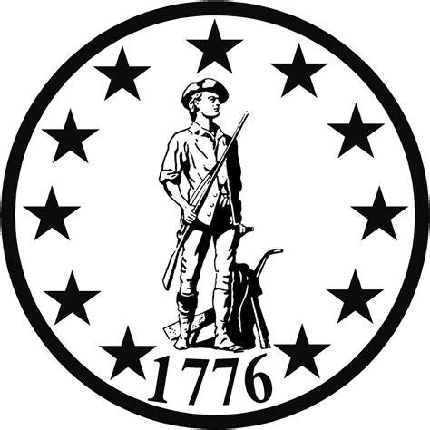 Minuteman 1776 Sticker Decal Patriotic Pictures Wood Burning