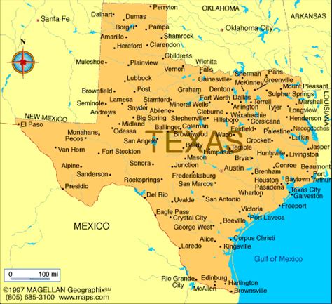 All Texas Cities Map