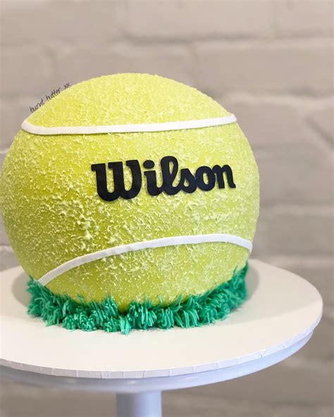 3d Tennis Ball Cake — Burnt Butter Cakes