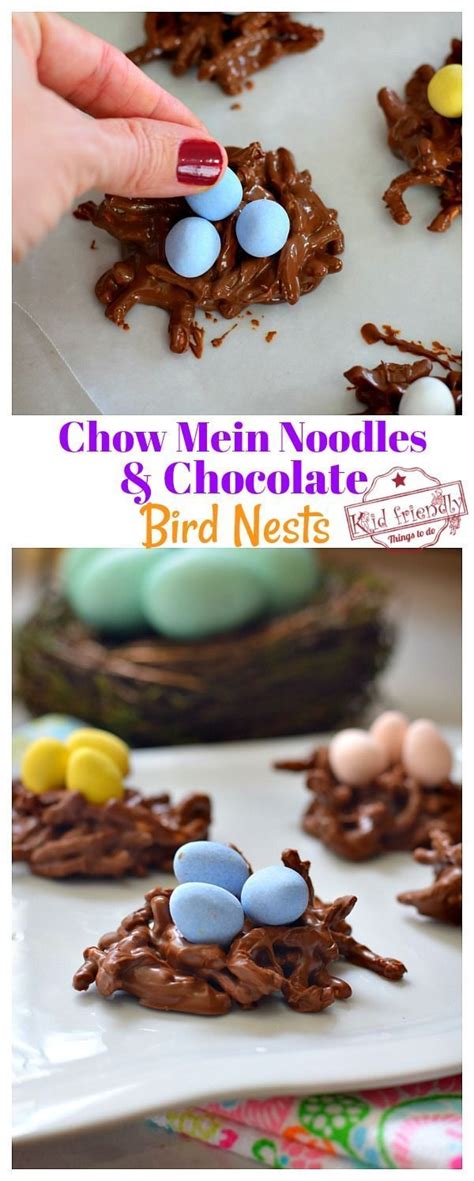 Add bag of chow mein noodles to the melted chocolate and stir until all noodles are coated. Bird Nest Haystack Cookie Recipe With Chow Mein Noodles ...