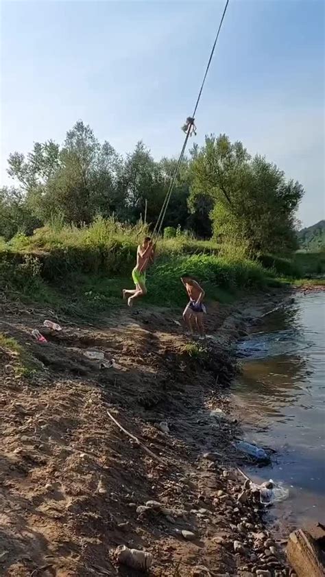 Bikini Girl Knocked Out Cold After Rope Swing Fail Jukin Media Inc