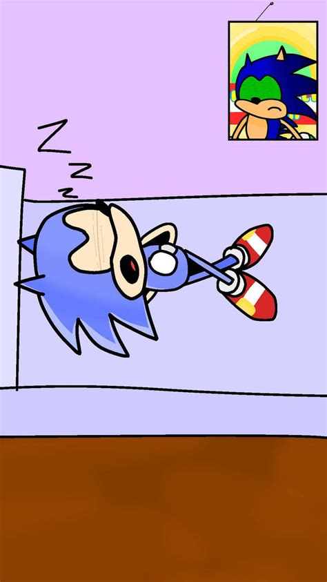 Sonic Sleeping By Plexiumart On Deviantart