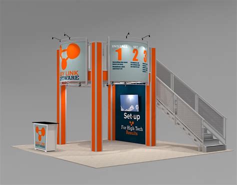 Trade Show Double Deck Rental Exhibit Rentals In Las Vegas Turnkey