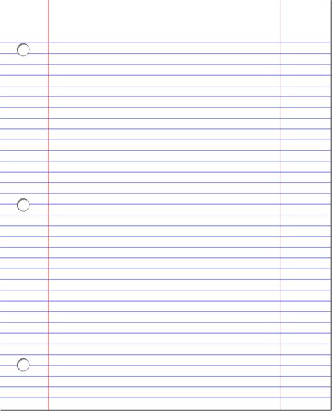 Lines Paper Template