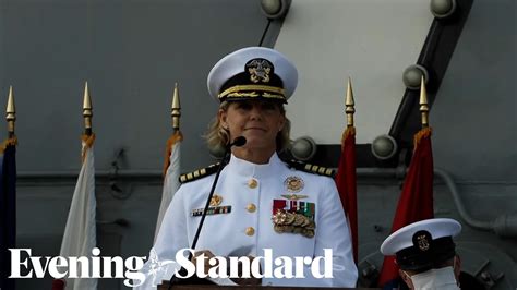 us navy has 1st woman nuclear carrier commander youtube