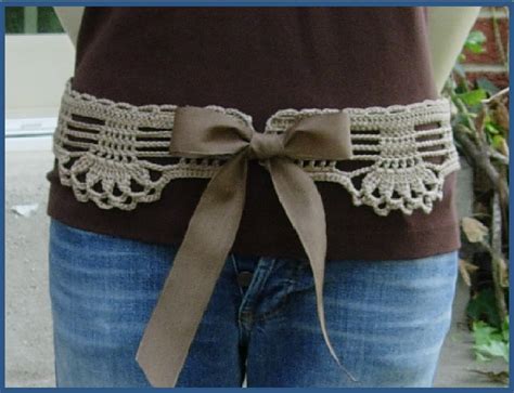 Positively Crochet Feminine Lace Belt Crochet Pattern For Sale