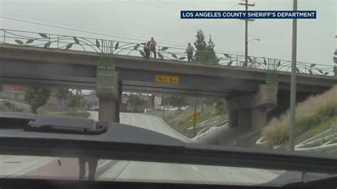 Deputies Rescue Teenager Threatening To Jump Off Pico Rivera Bridge Abc7 Los Angeles