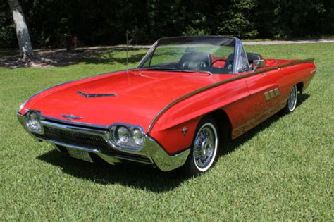 Ford Thunderbird Convertible 1963 Rangoon Red For Sale 3y89z100092