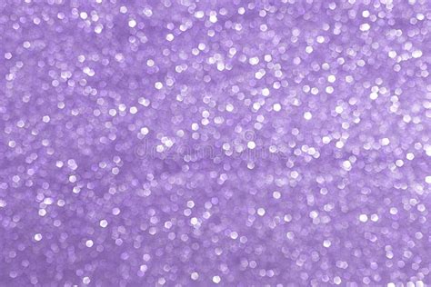 Sparkly Glitter Lilac Background Bokeh Effect Stock Image Image Of
