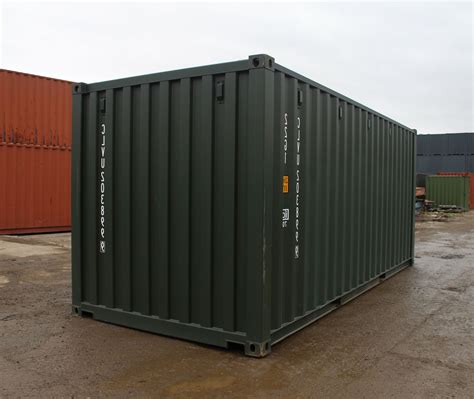 New 20ft Shipping Containers 20ft Once Used S2 Original Doors £3395