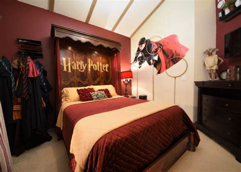 Simple Harry Potter Bedroom Ideas Gryffindor Themed Bedroom