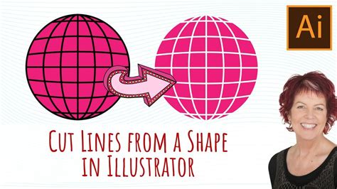 Illustrator Cut Lines From A Shape Youtube