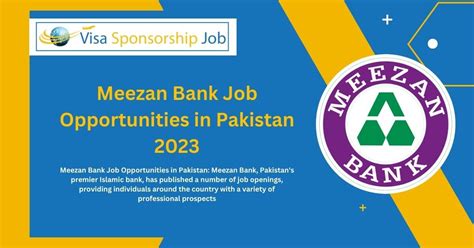 Meezan Bank Job Opportunities In Pakistan