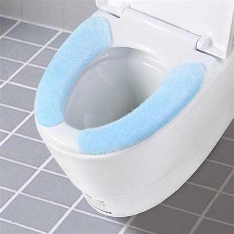 Buy Toilet 2pcs Cushion Bathroom Winter Cover Pads Bathroom Accessories