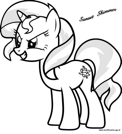 Sunset shimmer from my little pony equestria girls coloring page. Sunset Shimmer My Little Pony Coloring Pages - Get ...