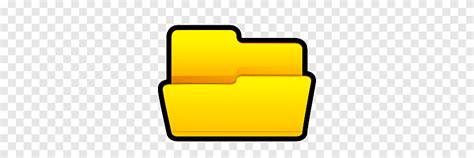 Sleek Xp Basic Icons Folder Open Yellow Folder Icon Png Pngegg