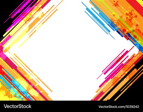 Abstract Colorful Frame Design Royalty Free Vector Image