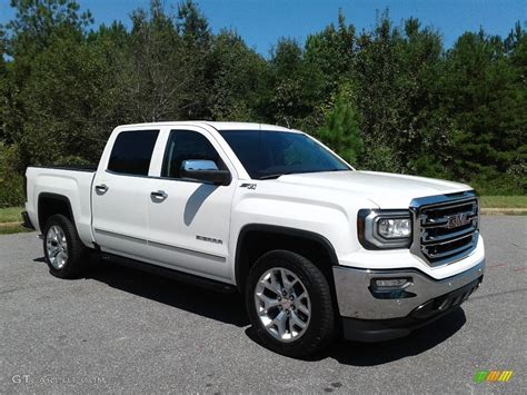 2018 White Frost Tricoat Gmc Sierra 1500 Slt Crew Cab 4wd 135068325