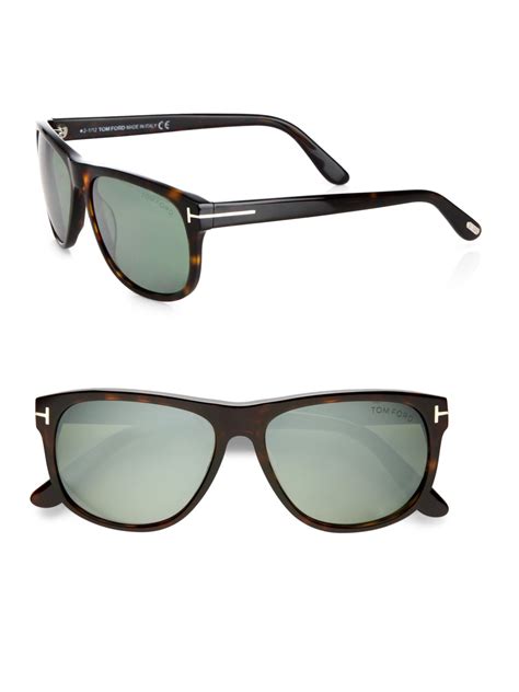 Tom Ford Plastic Wayfarer Sunglasses In Black For Men Lyst