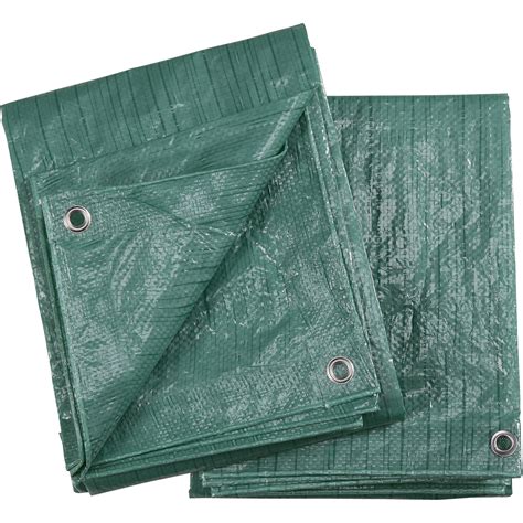 Ironton 2 Pack Of Green Poly Tarps — 10ft X 12ft Northern Tool