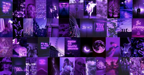 Purple Aesthetic Collage Wallpaper Laptop Excited To Share The Latest