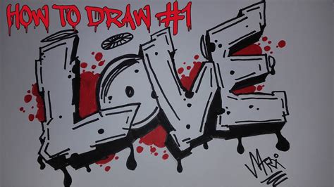 Graffiti Tutorial How To Draw Love Letters Youtube