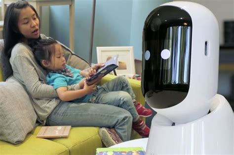 Personal Assistant Robot Resembling Eve From Wall E Watches Over Home