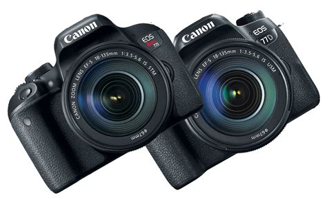Canons Latest Dslrs Are The Eos 77d And Rebel T7i
