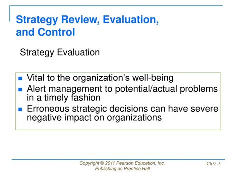 Chapter 9 Strategy Review Evaluation And Control Ppt Download