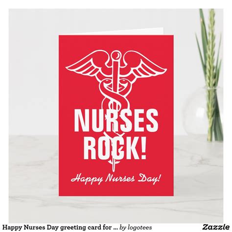 Happy Nurses Day greeting card for nursing week | Zazzle.com | Happy ...