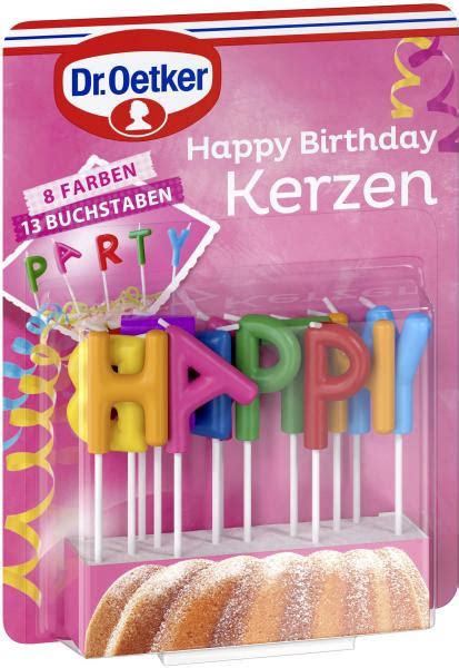 Dr Oetker Happy Birthday Kerzen Online Kaufen Bei Mytimede