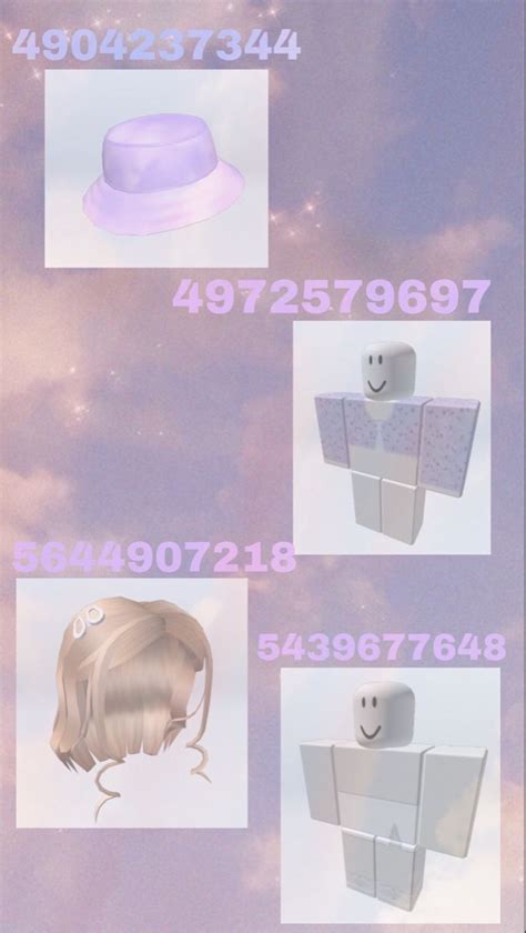 Roblox Aesthetic Clothes Codes