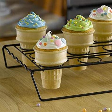 Ice Cream Cone Cupcake Baking Rack Self Service Diy Ice Cream Display