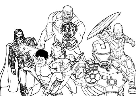 Avengers Free Printable Coloring Pages