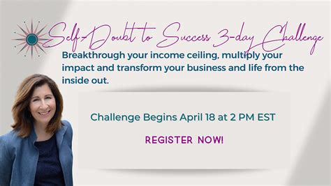 Self Doubt To Success 3 Day Challenge Laura Lacy Thompson